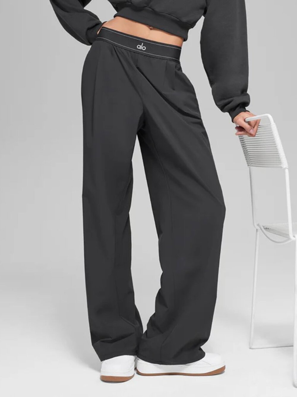 Alo Yoga Anthracite Suit Up Trouser | NWT ✨ Regular 30"
